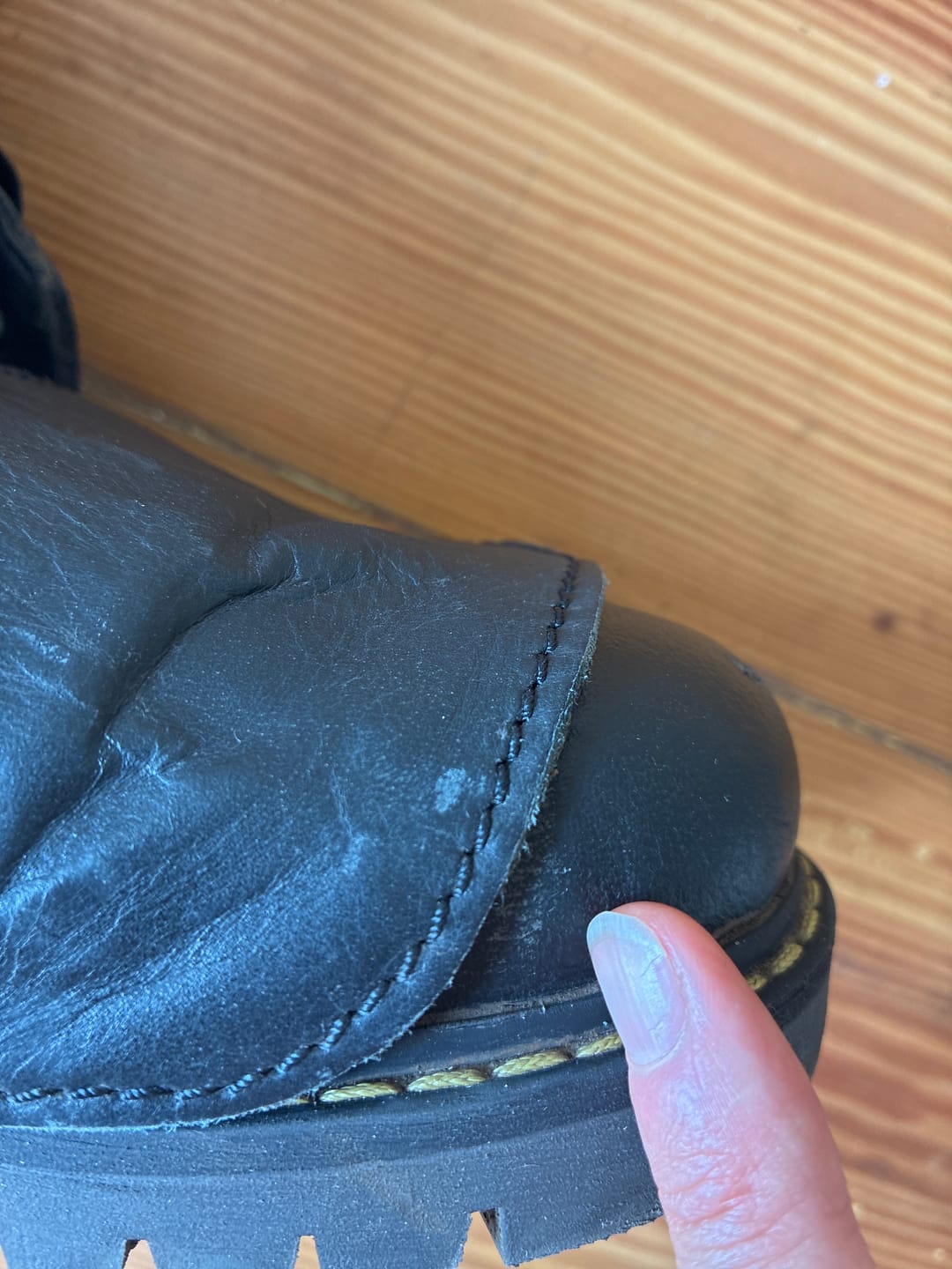 Customer photo review of hellcat: women's riding boots black with shoe protector