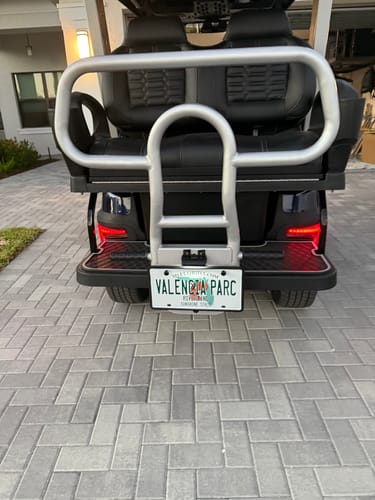 Customer photo review of Florida Metal License Plate