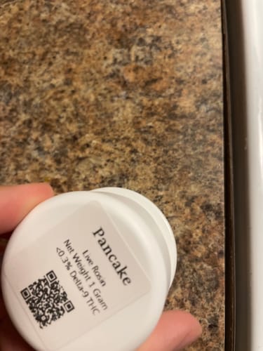 Customer photo review of Pancake | Live Rosin