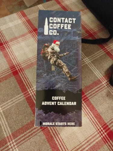 Customer photo review of Ground Coffee Advent Calendar