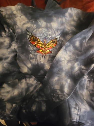 Customer photo review of *PRE-ORDER* Last Shadow Premium Tie Dye Hoodie