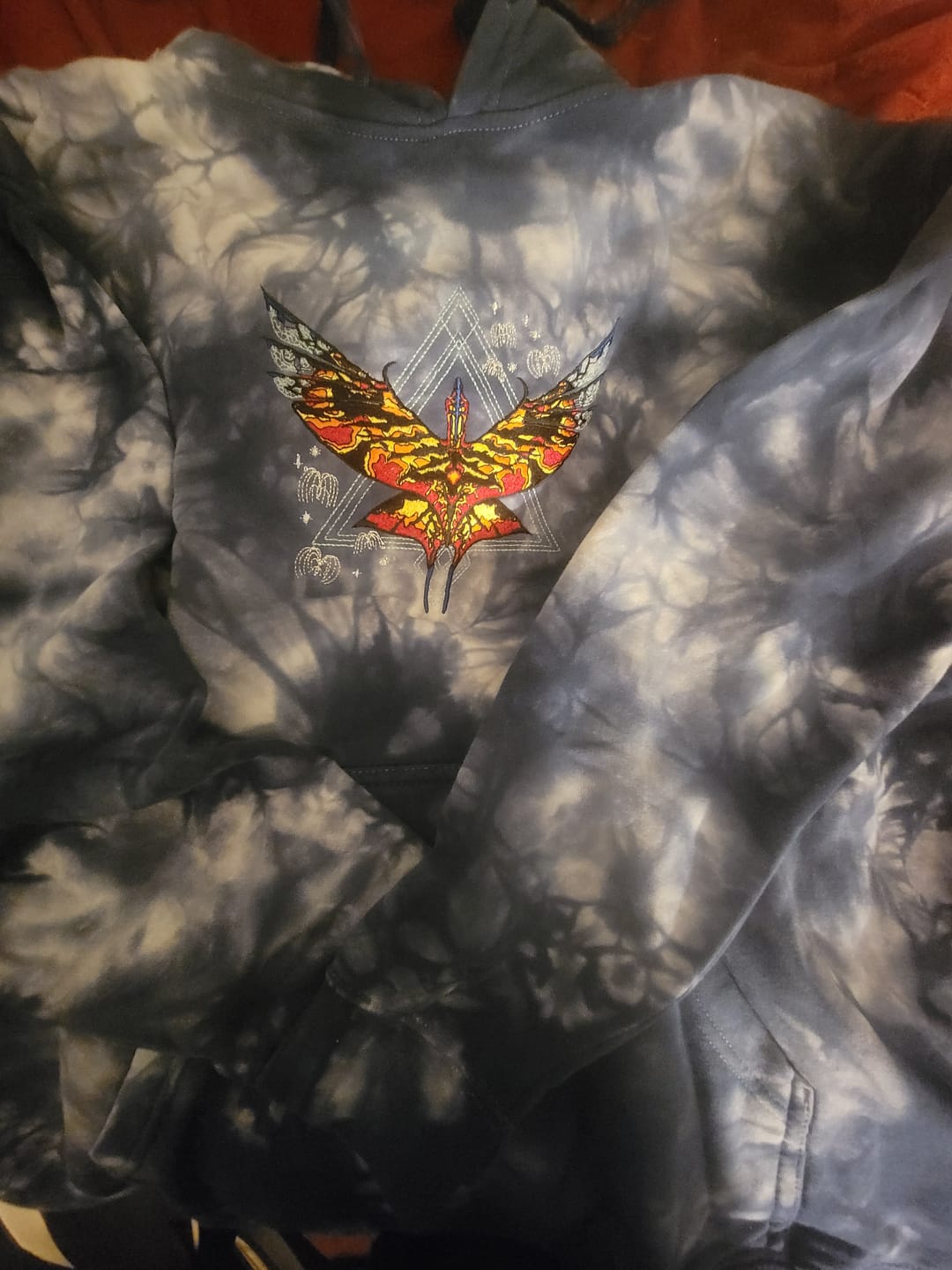 Customer photo review of *PRE-ORDER* Last Shadow Premium Tie Dye Hoodie