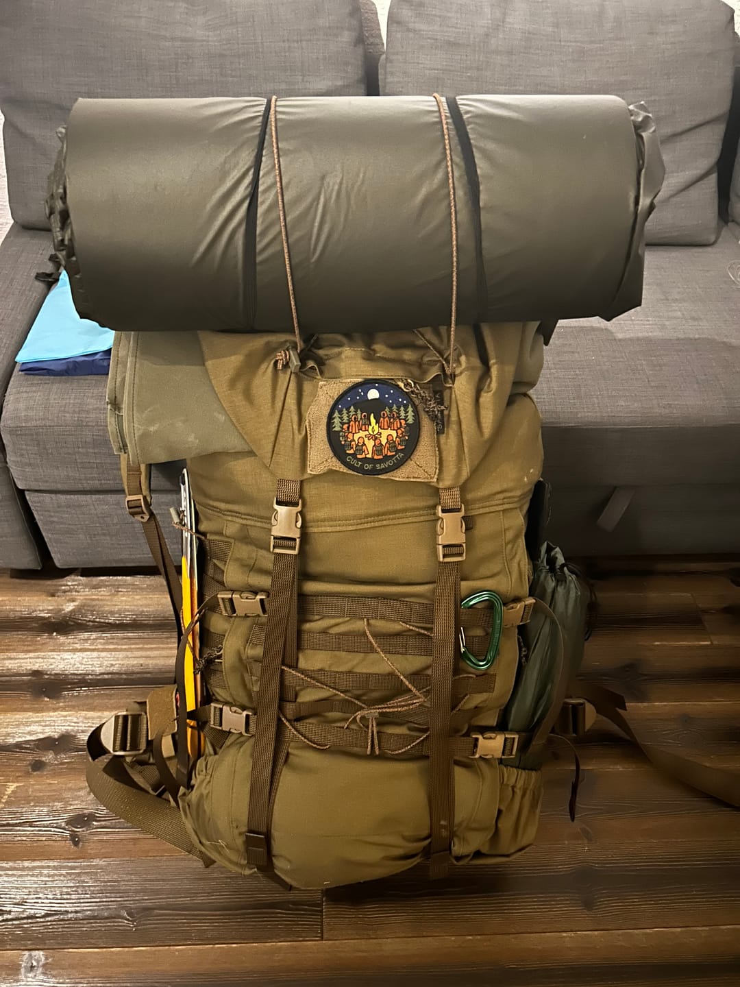 Customer photo review of Kantamus 60L backpack