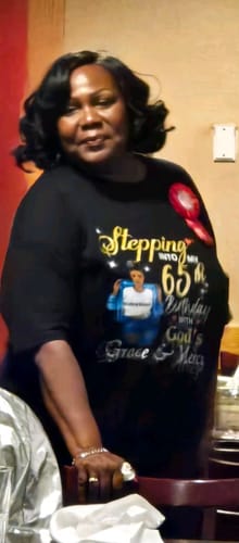 Customer photo review of 65th Birthday With God's Grace & Mercy