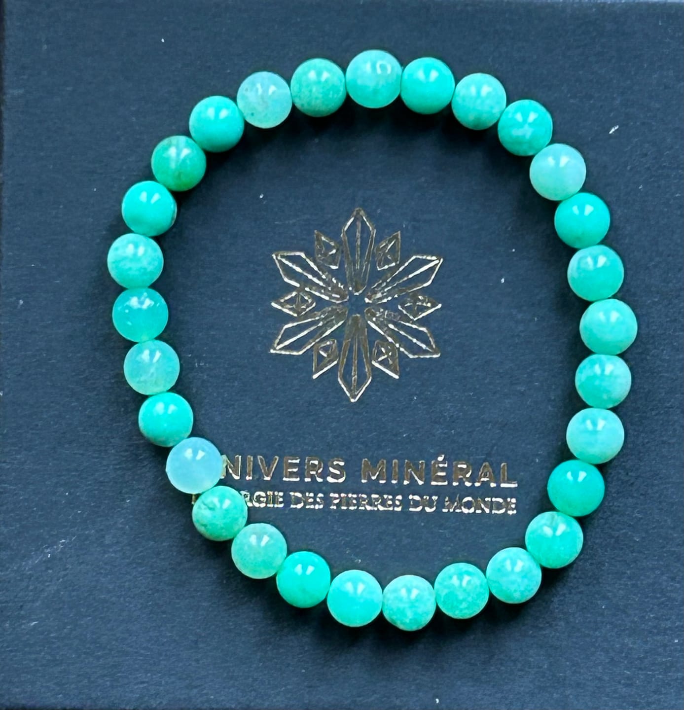 Customer photo review of Bracelet Chrysoprase