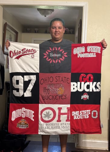 Customer photo review of Project Repat T-Shirt Quilt