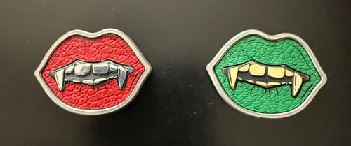 Customer photo review of Blood Moon Ball Marker - Stainless Fang Edition