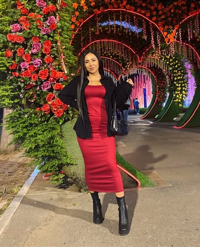 Customer photo review of Botín Negro Mujer 33781