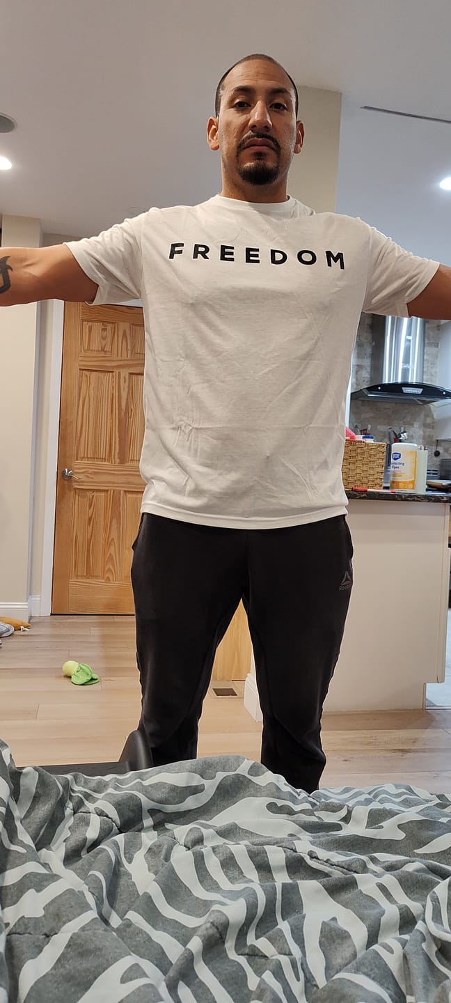 Customer photo review of Freedom CK T-Shirt