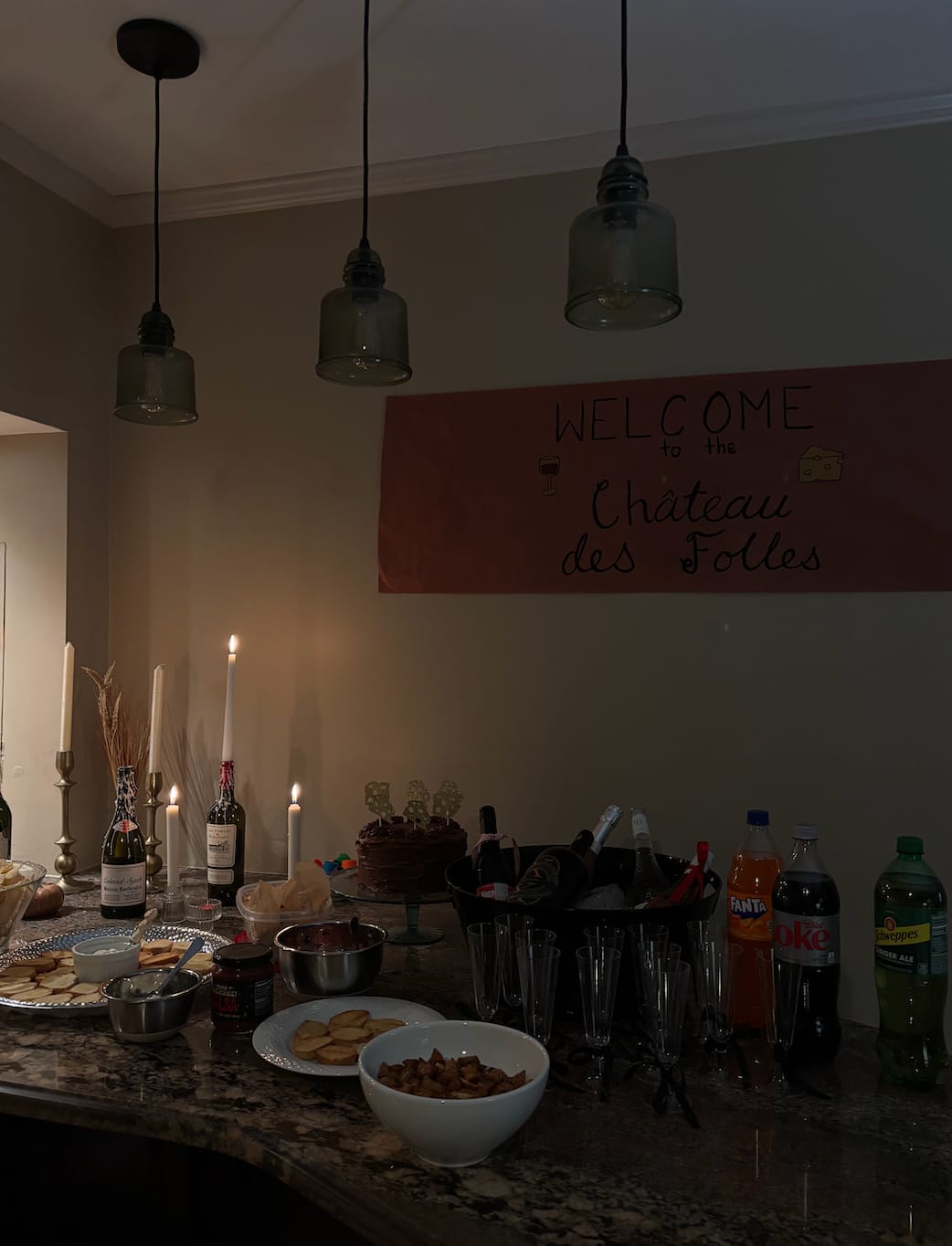 Customer photo review of A Wine Tasting Themed Murder Mystery Game Kit