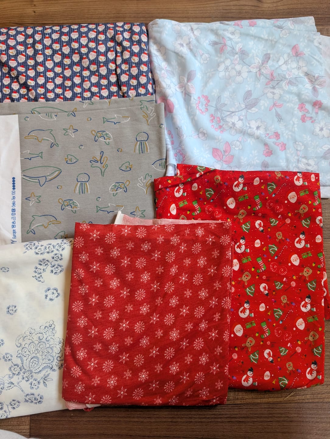 Customer photo review of Printed Cotton Jersey Remnants
