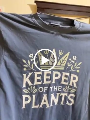 Customer video review of Keeper of the Plants T-Shirt
