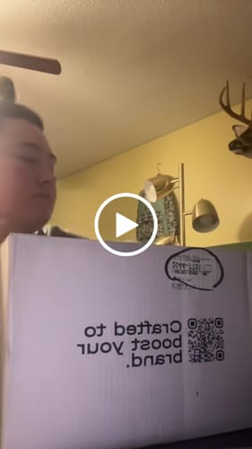 Customer video review of Custom Leather Patch Hats Richardson CAMO Laser Engraved