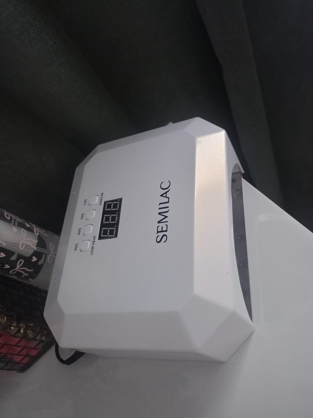 Customer photo review of Semilac UV LED Lamp 48/24W Diamond Collection