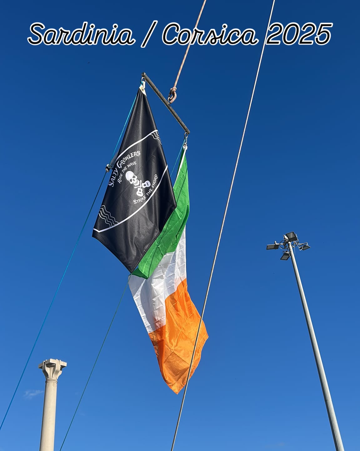 Customer photo review of Personalised Standard Flag