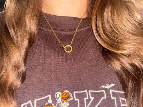 Customer photo review of The Strength Necklace