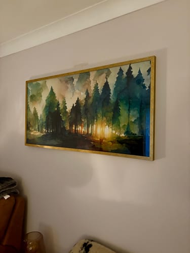 Customer photo review of WATERCOLOR SUNSET