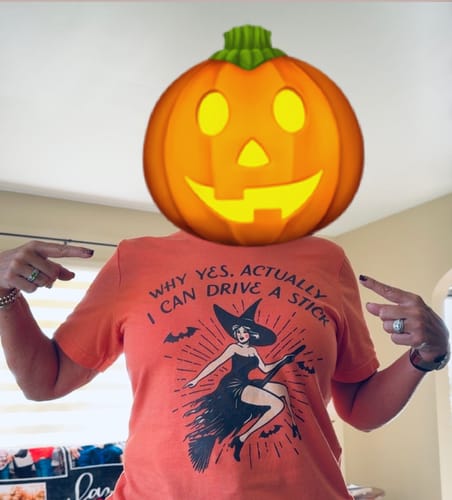 Customer photo review of I Can Drive a Stick Tee