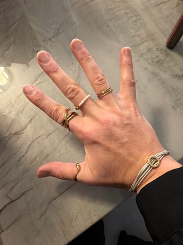 Customer photo review of Nona Freshwater Pearl Ring