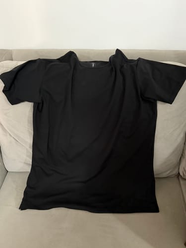 Customer photo review of Ultra Soft Relax Tee - Black