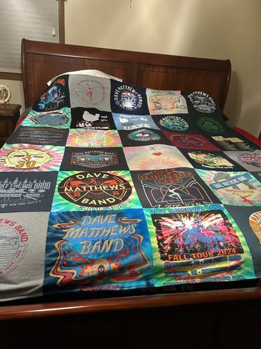 Customer photo review of Classic T-Shirt Blanket