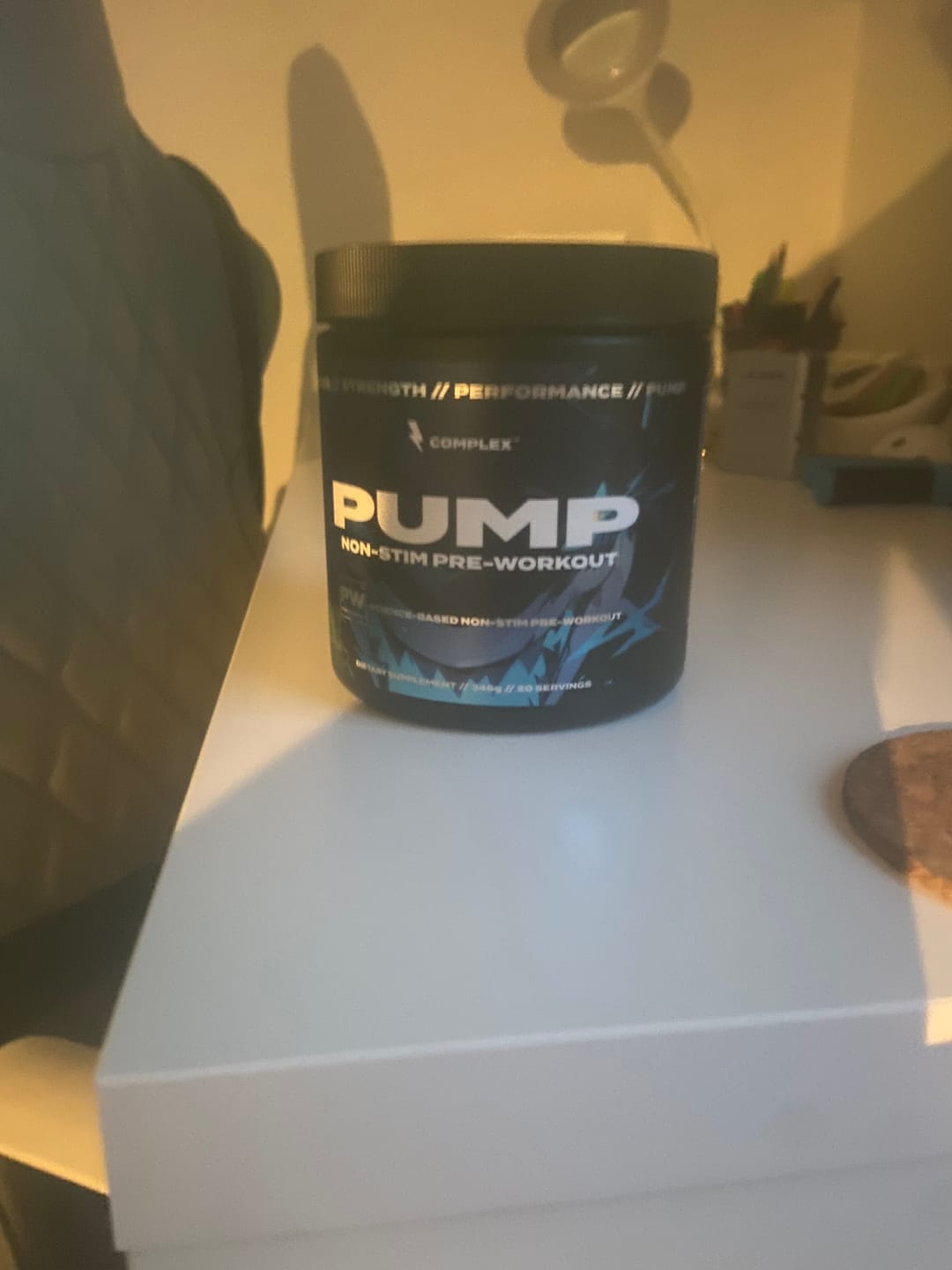 Customer photo review of Pump Non-Stim Pre-workout