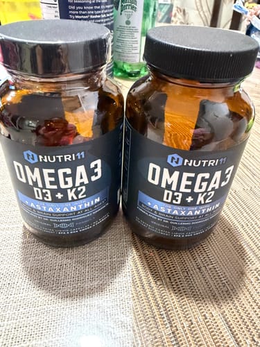 Customer photo review of Omega 3 + D3 + K2 with Astaxanthin