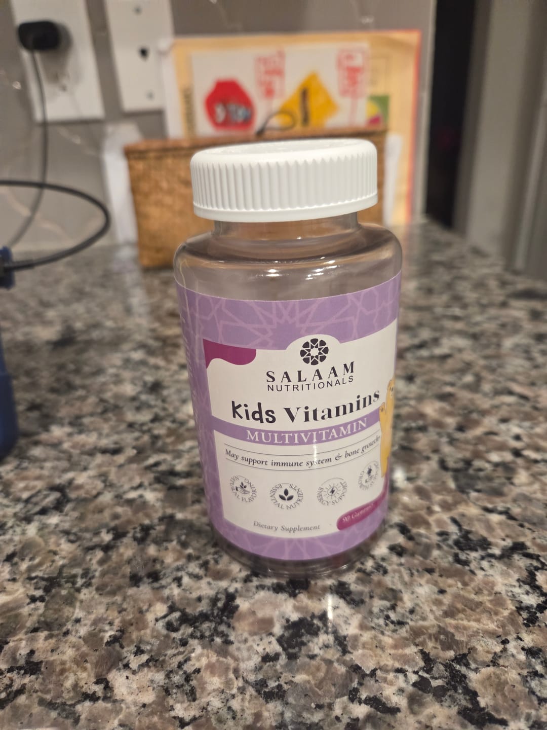 Customer photo review of Halal Kids Gummy Multivitamins with Vitamins A, C, E & Zinc - 90 Count | Salaam Nutritionals