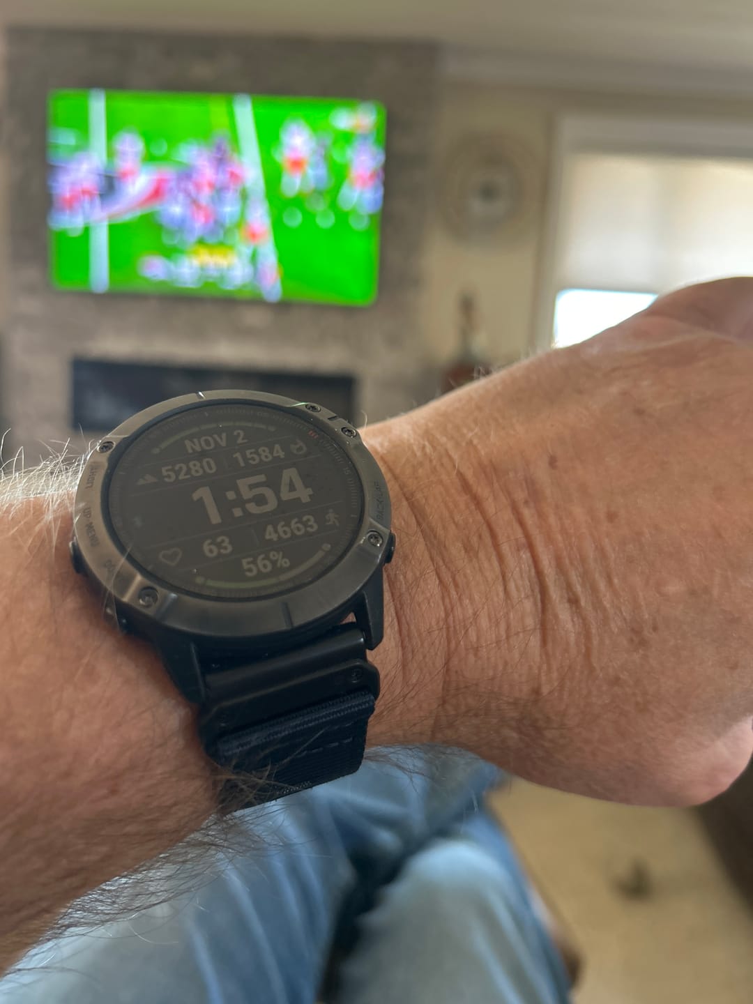 Customer photo review of Garmin Tactical Nylon Strap - Durable QuickFit Band