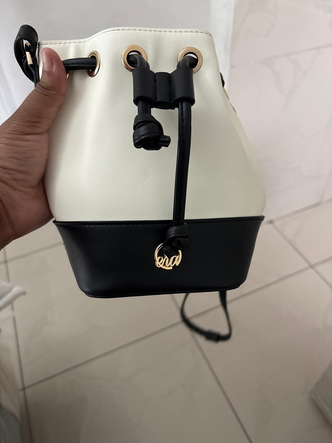 Customer photo review of The Monroe Bucket Bag