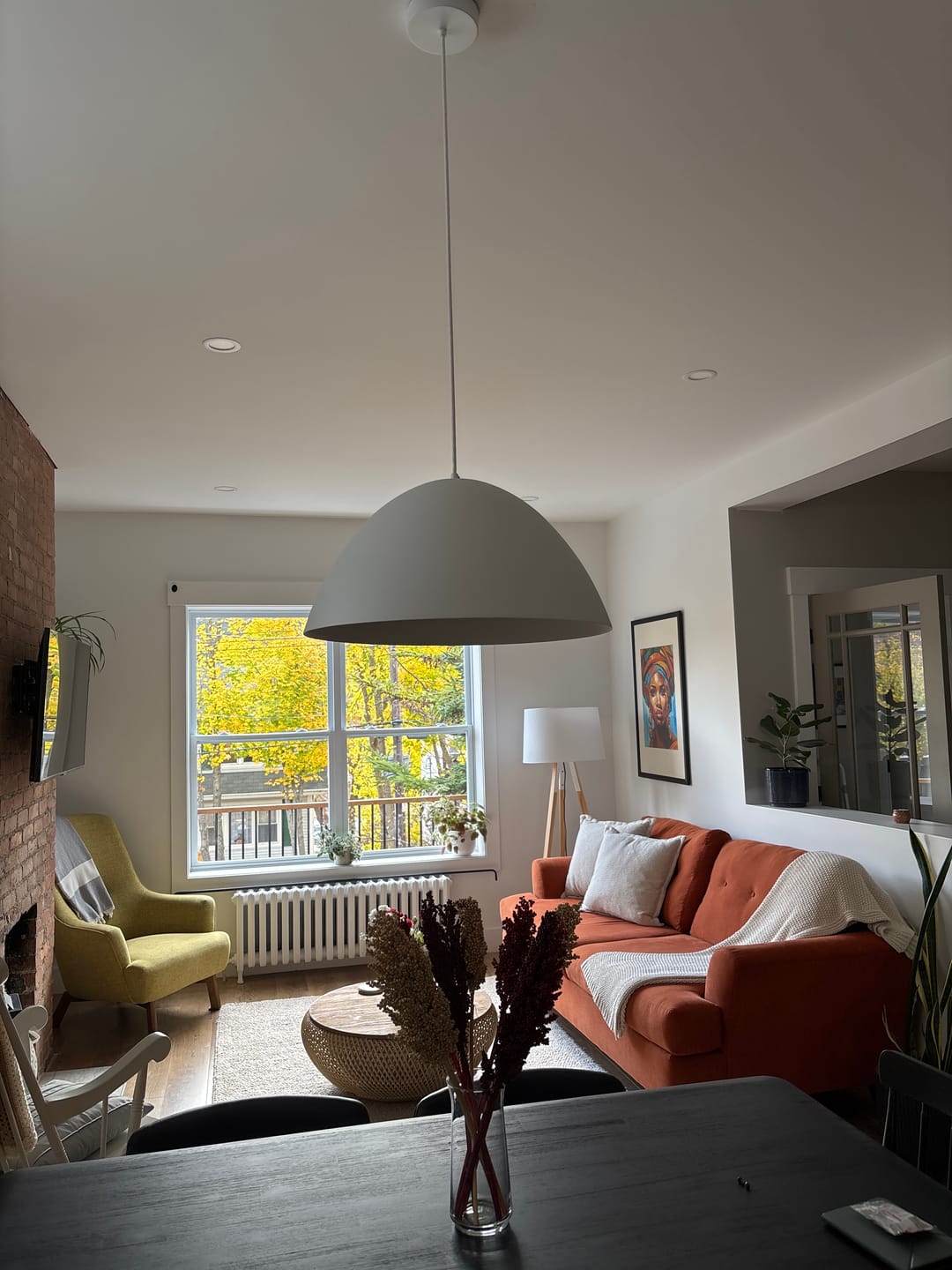 Customer photo review of FARO Mid-Century Modern Pendant Light L