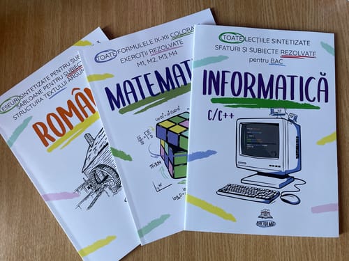 Recenzie cu fotografie de la un client despre Pachet Bacalaureat (Română + Matematică + Informatică) Bacademia