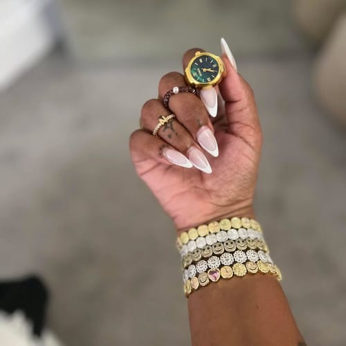Customer photo review of NOVARA RING | GOLD GREEN