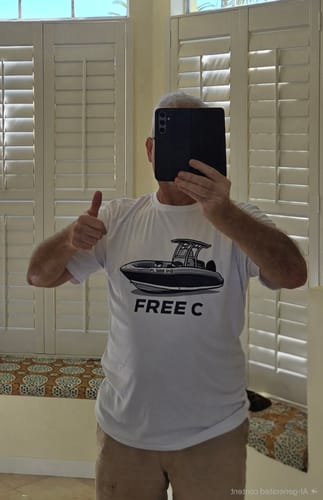 Customer photo review of Custom UPF Shirt Short Sleeve
