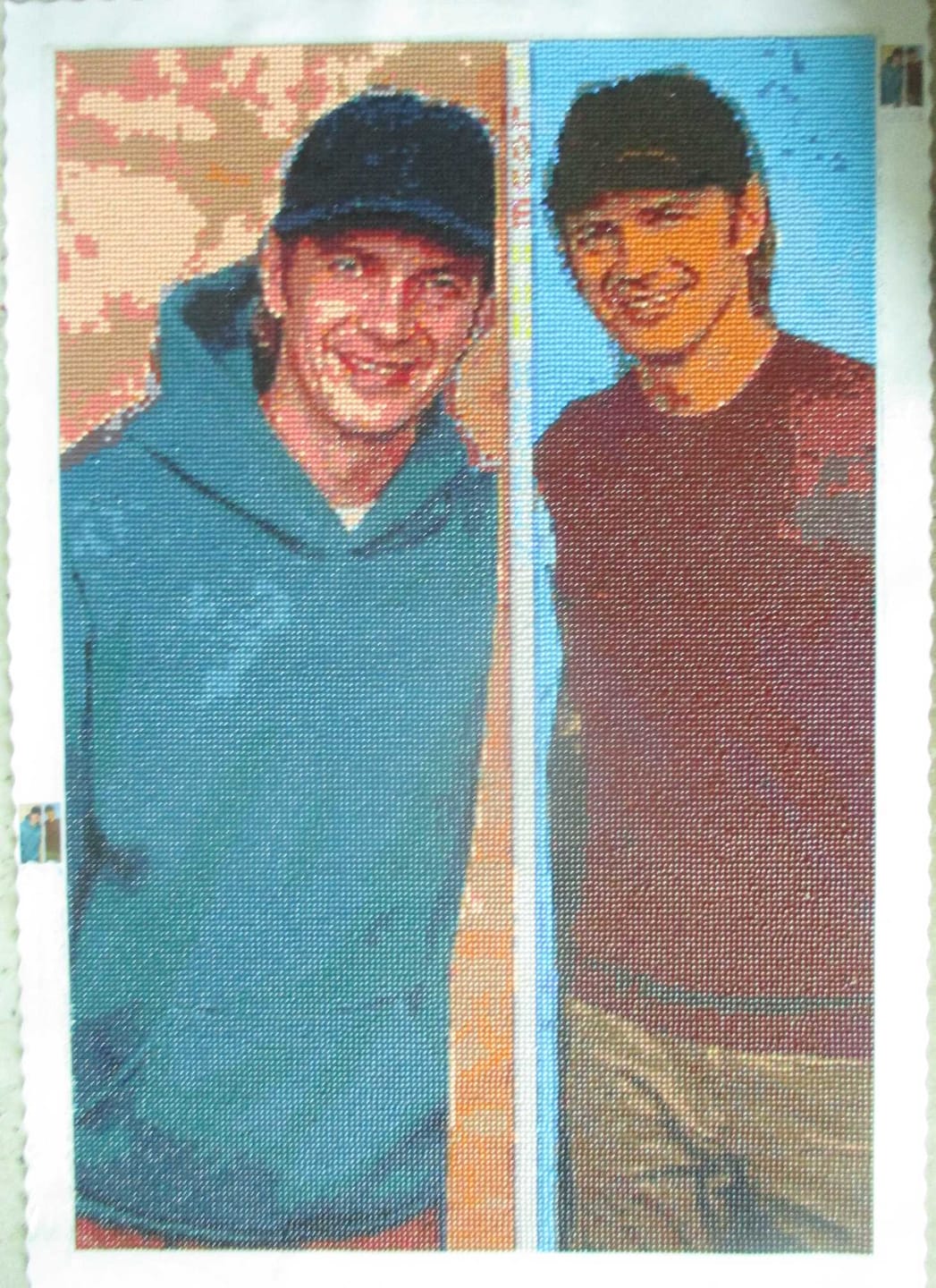 Customer photo review of Custom Diamond Painting Kits - Upload Any Image - Create Your Own