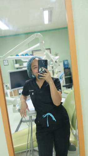 Customer photo review of Straight Cut MoveTech® Scrub Pants - Men / So Black