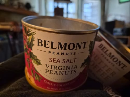 Customer photo review of Holiday Sea Salt Peanuts