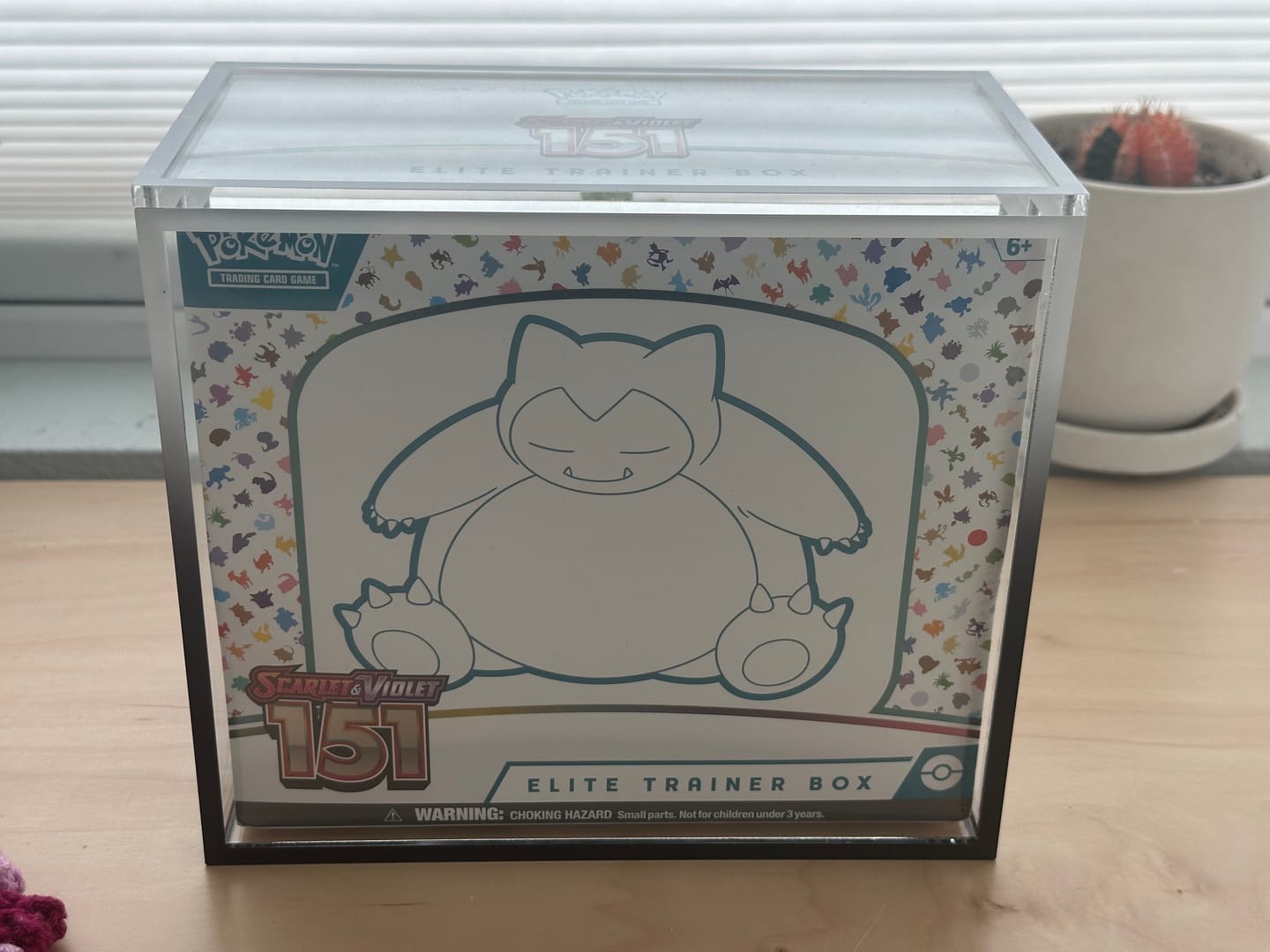 Customer photo review of Premium Colored Acrylic Pokemon Elite Trainer Box Case