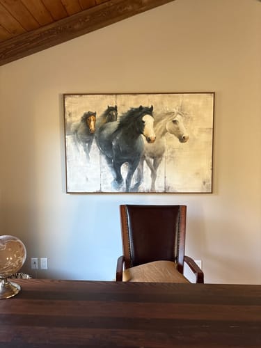 Customer review photo for Contemporary Horse Art #HA043