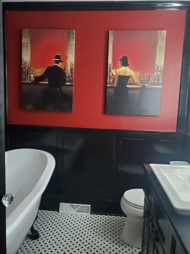 Customer photo review of NOSTALGIA AND MARTINI CANVAS