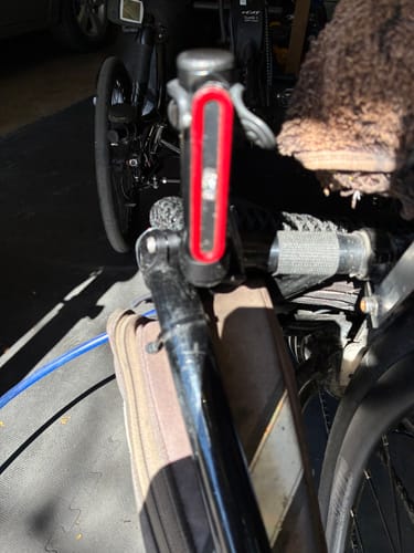 Customer photo review of Vertical Rear Light Mount