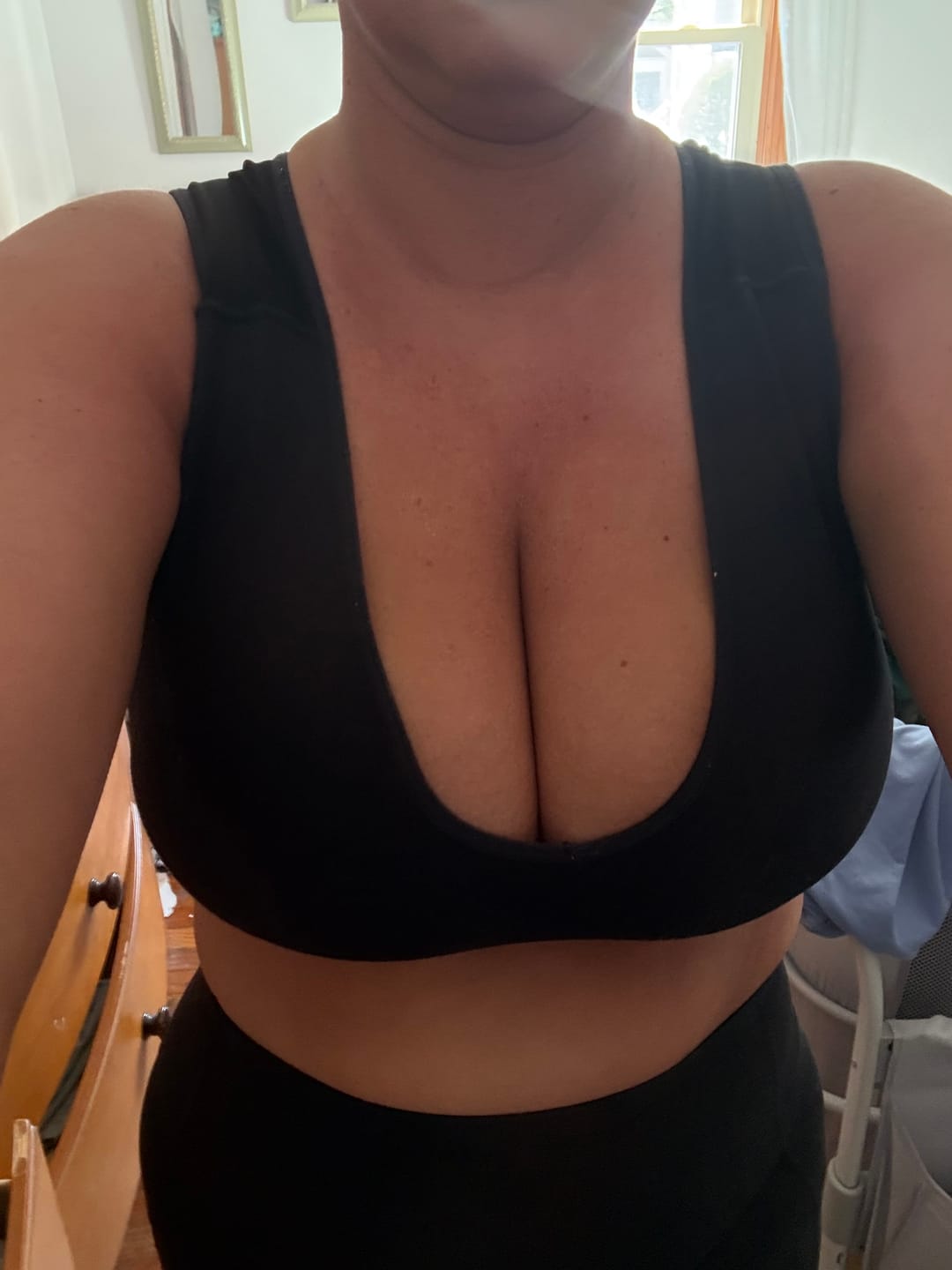 Customer photo review of AlignMe Pullover Posture Sports Bra For Women