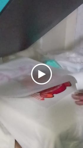 Customer video review of DTF Transfers Upload Your Gang Sheet