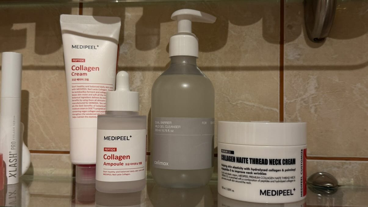 Customer photo review of Nostiprinoša peptīdu ampula Medi-Peel Red Lacto Peptide Collagen Tightening Ampoule