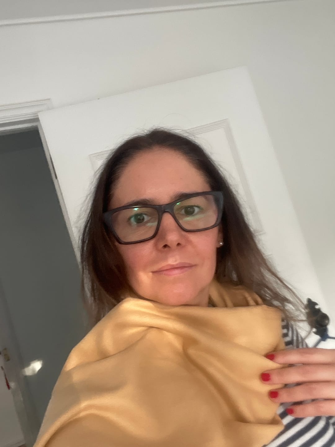 Customer photo review of Pashmina - Camel