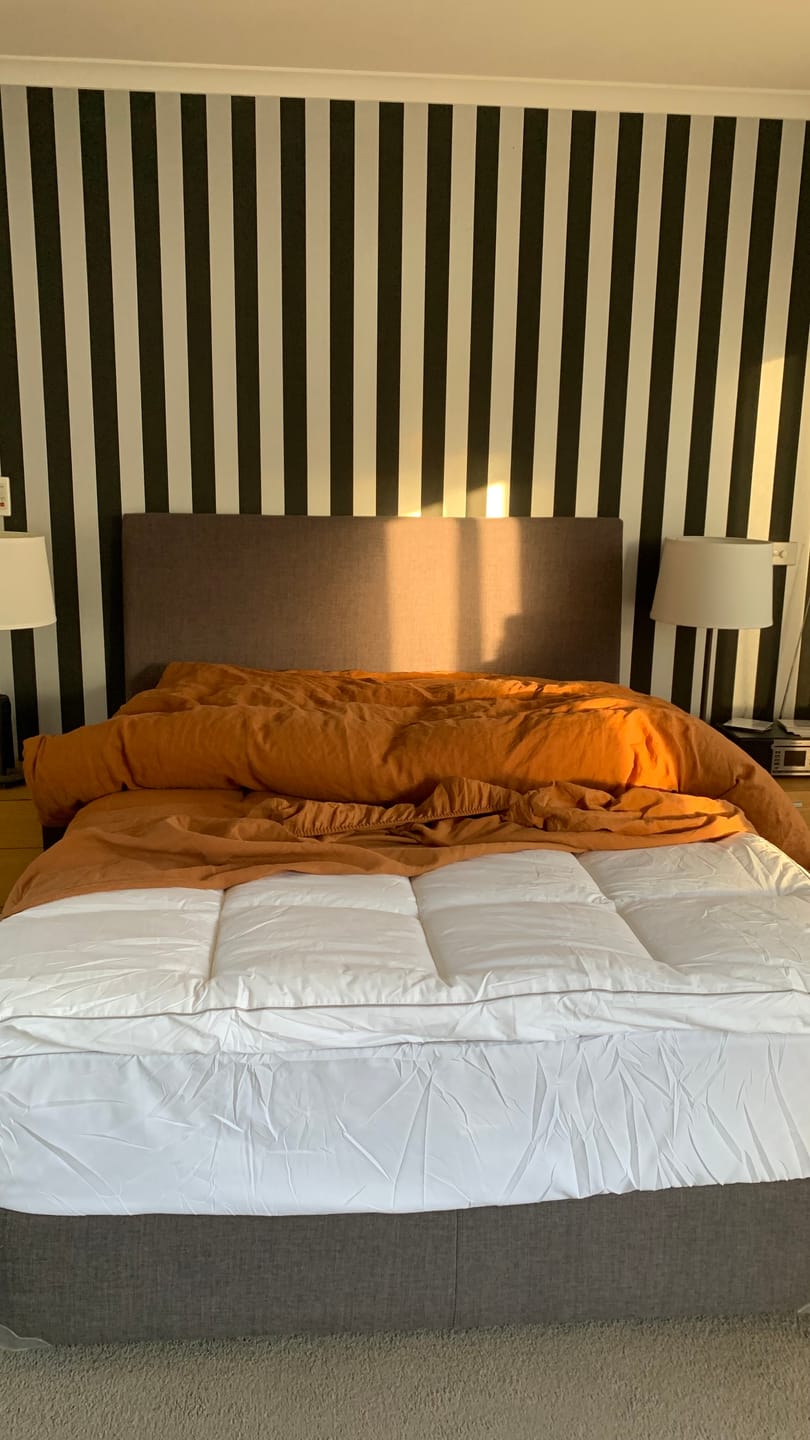 Customer photo review of Muscle Mat Luxury Mattress Topper