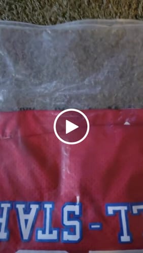 Customer video review of Men's 89 All Star Chicago Bulls Michael Jordan Red Hardwood Classics Swingman Jersey1