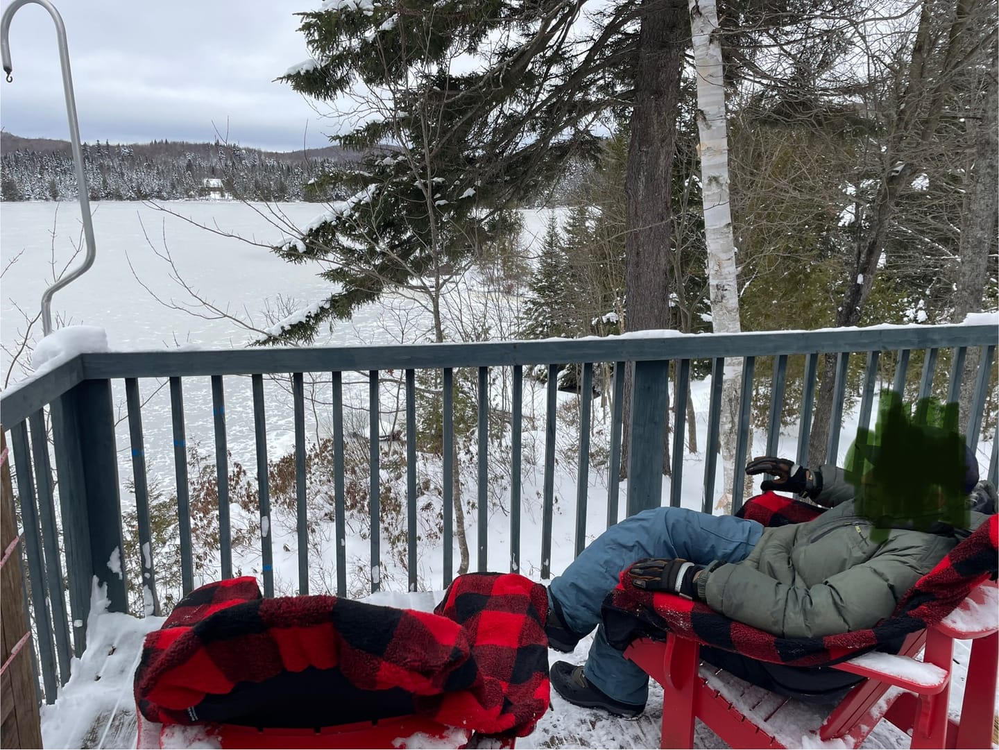 Customer photo review of The Chair Blanket