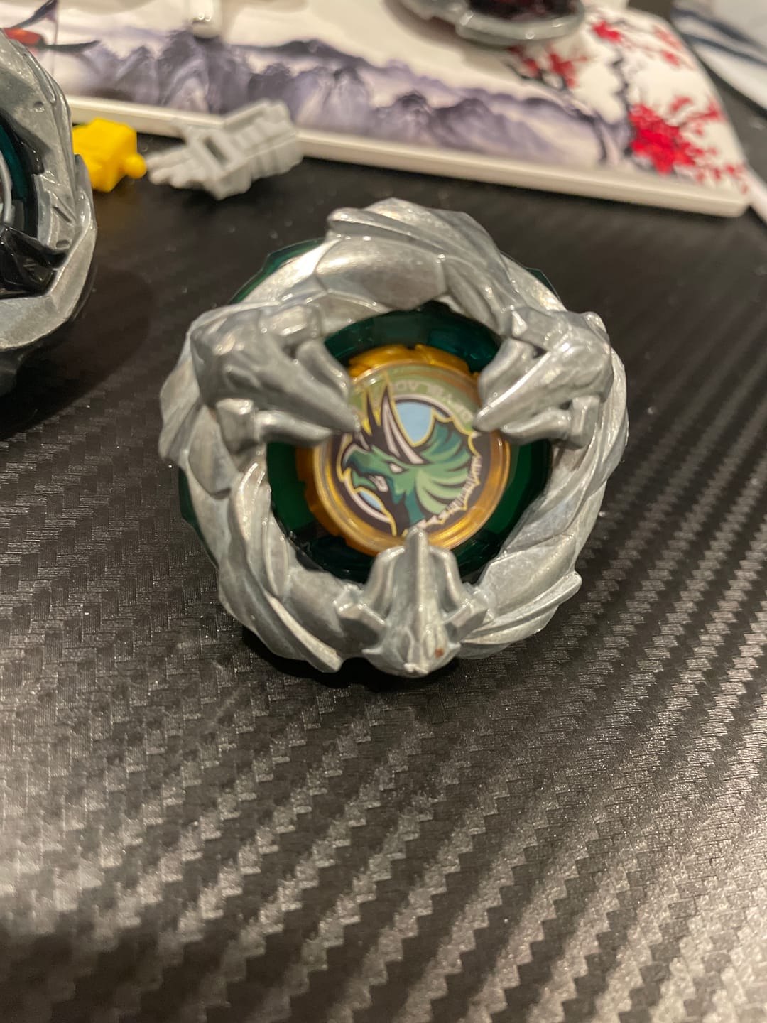 Customer photo review of Takara Tomy Beyblade X BX-44 Tricera Press M-85BS