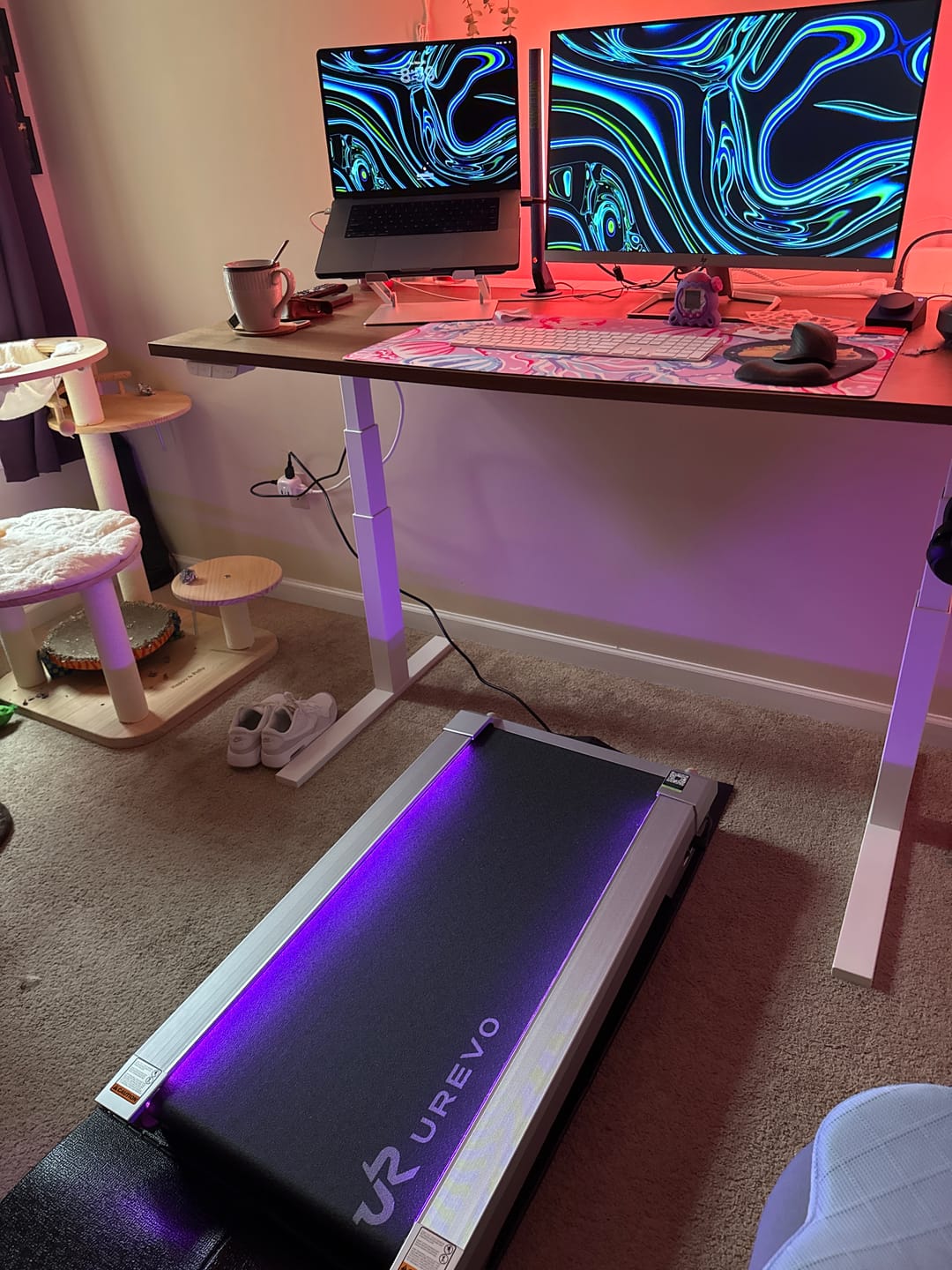 Customer photo review of UREVO CyberPad for Office Smart Treadmill